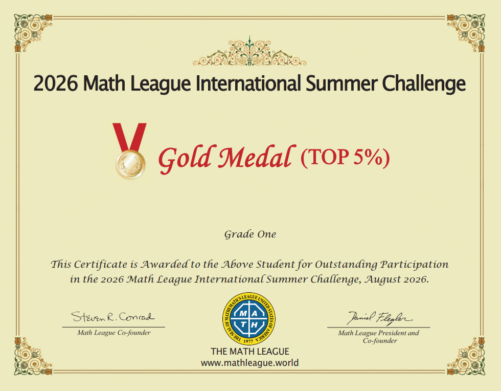 Honor Roll of Distinction Certificate Top 8% 证书